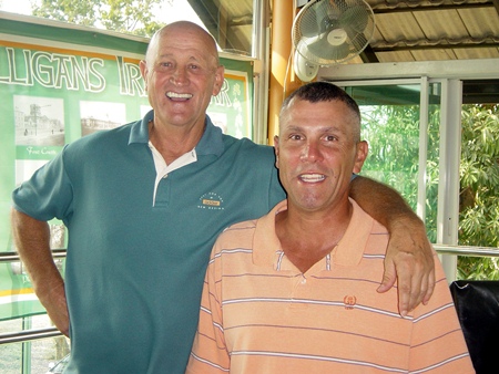 Allan Cassin and Bob Edwards, Thursdays form players from Greenwood.